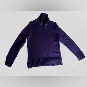 Talbots Turtleneck Sweater size medium purple